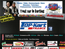 Tablet Screenshot of mondial-karting.fr